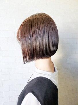 福岡美髪研究所クノップス(Knops) ミニボブ　×　天使のツヤ髪カラー