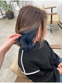 インナーカラー★ブルー