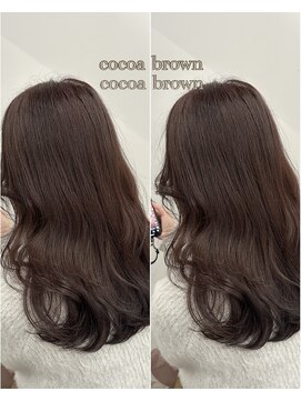 フォンズ(FONS) ココアブラウン ブリーチなしカラー 韓国カラー 学割あり