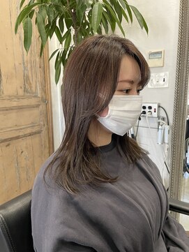 エン(en) ハイライト　アッシュグレージュ