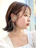 小顔ヘルシーレイヤースタイル透明感カラー【修】20代30代40代