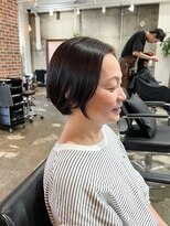 ヴィップルーム(viproom) マッシュショート/アッシュカラー/ツヤ髪スタイル/黒髪スタイル