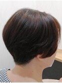 髪質改善カラーで爽やかショートカット