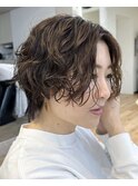 ニュアンスショートパーマ