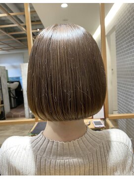 クラップス 京急富岡(CLAPS) ミルクティーベージュダブルカラーインナーカラーケアブリーチ