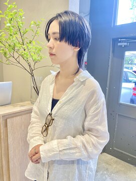 フェンヘアーアイス 中目黒(Fen.hair ici) 大人可愛いふんわりカールラインバング外国人風カラーブリーチ