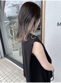インナーカラー/グレージュ