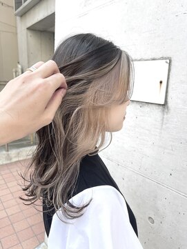 ルーシー(Lucy) 【Lucy】フェイスフレーミング×ミルクティーベージュ