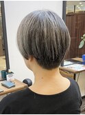 大人丸み短髪刈り上げショートボブ【池袋/ボブ/ショート】