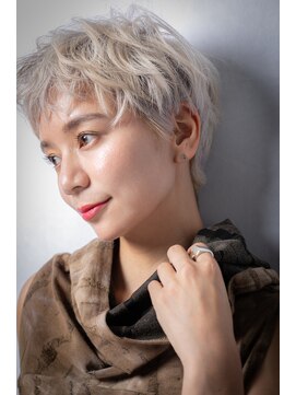 カバーヘアアンドスパ ブリス 浦和(COVER HAIR&SPA bliss) メンズライクイメチェン透明感ハイトーンカラーz浦和20代30代