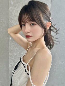 ロンドイディールバンダイ 新潟万代(Lond ideal) イメチェン美髪ワイドバングの結んでもかわいい顔周り