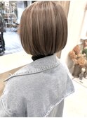 白髪ぼかしのミルクティーベージュ