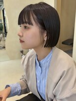 スニュウ(snuw)&nbsp;似合わせカットボブ小顔カットグレージュミルクティ