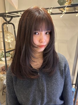 ソワンドゥブレスココ 京都店(soin de brace coco.) くすみベージュブラウン