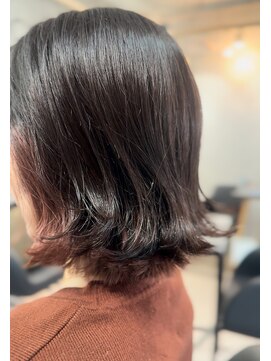 クラッチバイシオンアグリゲイト(CLUTCH by Zi-on aggregate) インナーピンク/外ハネボブスタイル