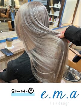 エマヘアデザイン(e.m.a Hair design) シルバーカラー