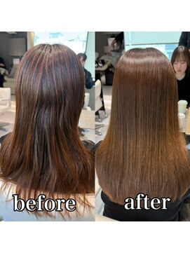 ルミス 銀座(Lumis) ストレートスタイル/艶髪/髪質改善/縮毛矯正/銀座/東銀座
