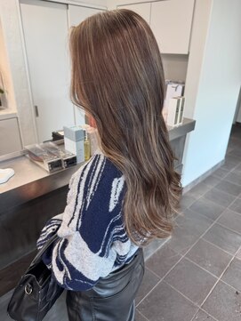 ガルボヘアー 桟橋店(garbo hair) デザインカラー大人可愛い20代30代40代