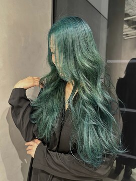 エイト ヘアサロン 渋谷本店(EIGHT) 個性派"Green"