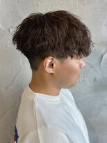 ニアウ 高崎店(Niau)&nbsp;メンズマッシュツイストスパイラルパーマ群馬高崎眉毛刈り上げ