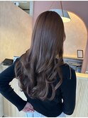 レイヤー ロング イルミナカラー艶カラー