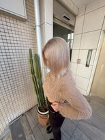 ミラシィ 成田(Mirashy)&nbsp;ハイライトカラーミルクティーベージュレイヤーカット