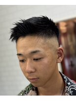 ピシャッとニ代目銀二郎&nbsp;スキンフェードカット