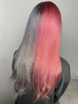 ヘアーデザインルアナ(Hair design Luana.)&nbsp;ツートーンピンク&シルバー