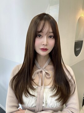 ロエ(LOE) レイヤーカット髪質改善ロングレイヤーカット韓国ヘア