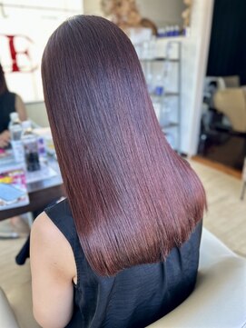 ヘアーアート ラグゼ(Hair Art LUXE) ワンカラーでつくる『チェリーピンク』