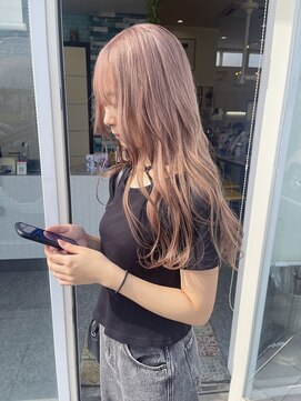 美容室 サワコ 国府店(SAWAKO) クリアライトピンクベージュ