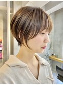 ショートボブミニボブレイヤーボブ切りっぱなしボブウルフカット
