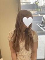 リアン(LIAN)&nbsp;ハイライトカラーミルクティーベージュケアブリーチダブルカラー