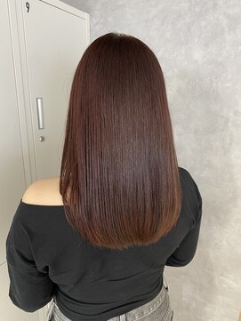 モク(mok) 酸性ストレート×レッドブラウン