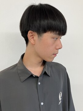 モリオフロムロンドン 松戸店(Morio from London) 【メンズ 松戸 岩口】短めスッキリ学生向け黒髪マッシュショート