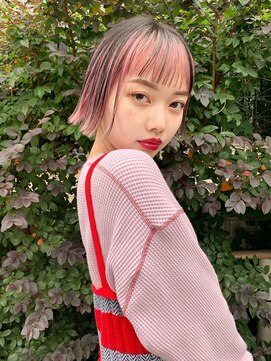 ノーカ 代官山(nohka) インナーカラーボブ