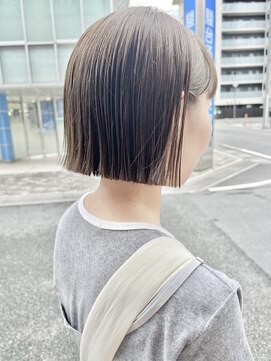 オーガニック アトリエ 大宮(organic+atelier) 20代30代ミニボブココアブラウン小顔美肌ストレート丸み