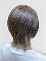 クオリス 上板橋店(QUALIS) 秋色イヤリングカラー×くびれボブ◎30代40代小顔レイヤー