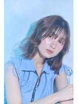 アトラ ハッピーヘアライフ 昭和町店(attra happyhairlife)&nbsp;ミディアムパーマ/コテ巻風パーマ/くせ毛風パーマ/大人ボブ