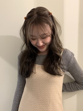 ライン(LINE) マロンベージュ/ブリーチなしダブルカラー