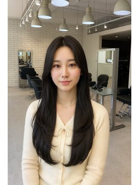 リコヘアー(LiCO HAIR) 那覇/イメチェン/ピンクベージュ/アンブレラカラー/前髪