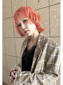 グラスペディア(graspedia) salmon pink【広島ハイトーン】【広島派手髪】