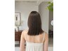 カット+透明感カラー+髪質再生バイカルテ_Tr 14,000円→11,200