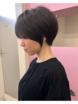 ゴカン バイ ジル ブラン 名古屋(Gokan by JIL BLAN) ハイライトバレイヤージュダブルカラーショートカット30代40代