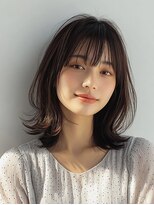 コトンアトリエ 人形町(COTON atelier)&nbsp;ミルクティーブロンド/ダークブルー/デジタルパーマ/人形町
