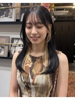 グッドフェローズ キタホリエ(GoodFellas kitahorie) ナチュラルレイヤー×ハイトーンインナーカラーブリーチ艶感
