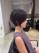 ビブ(VIV) 大人美人丸みショートボブ白髪ぼかしハイライト川崎20代30代40代