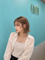 アース 熊本嘉島店(HAIR&MAKE EARTH)&nbsp;切りっぱなしボブ