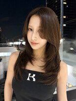 hyon myon/RISEbyREVO 綾瀬店【ヒョンミョン】&nbsp;ハッシュカット/デザインカラー／グレージュ［綾瀬駅/韓国
