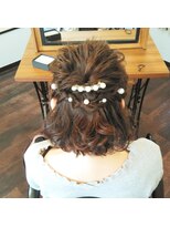 リピュア(Re:PURe)&nbsp;**編込みナミウェーブハーフアップ**